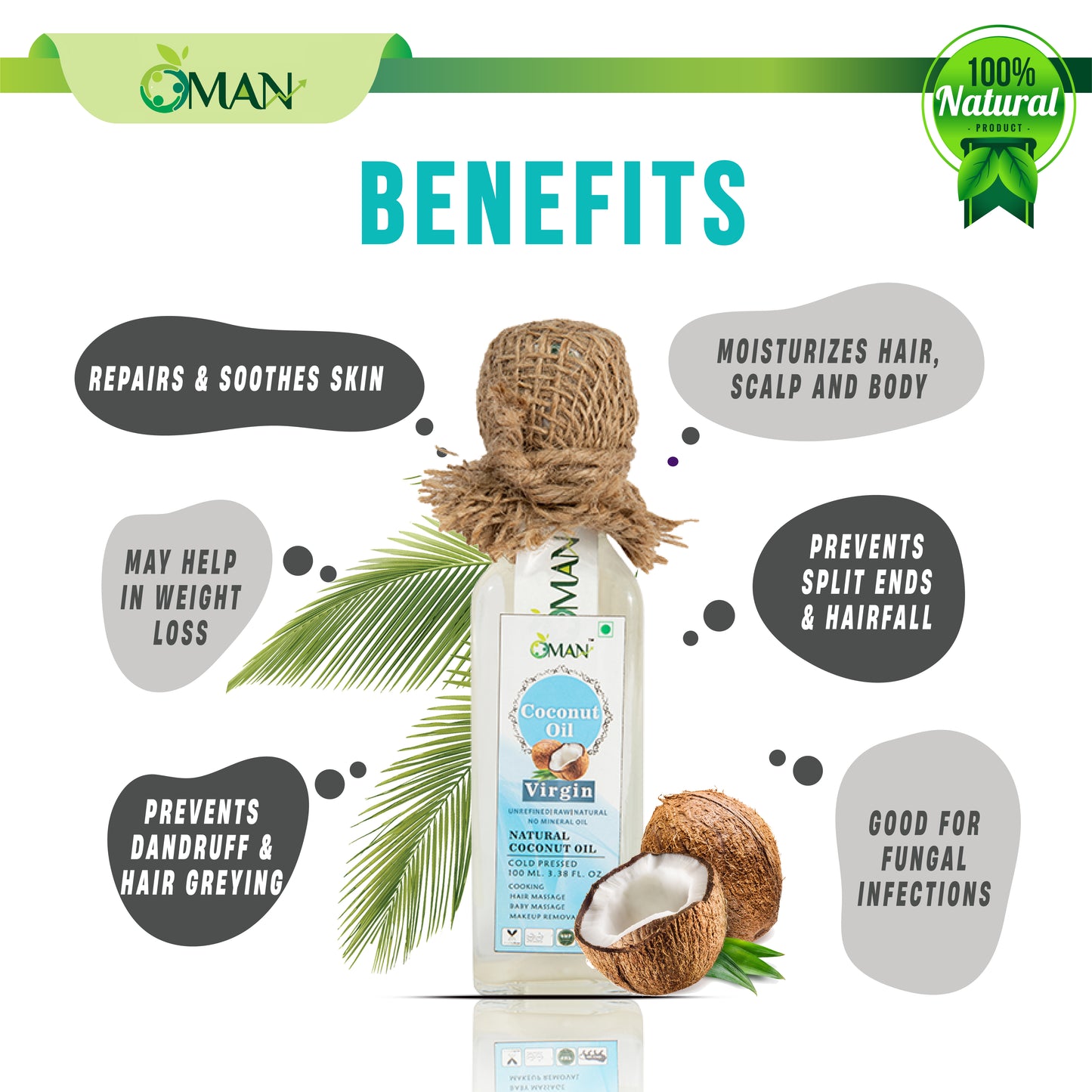 OMAN Coconut Oil 100ml