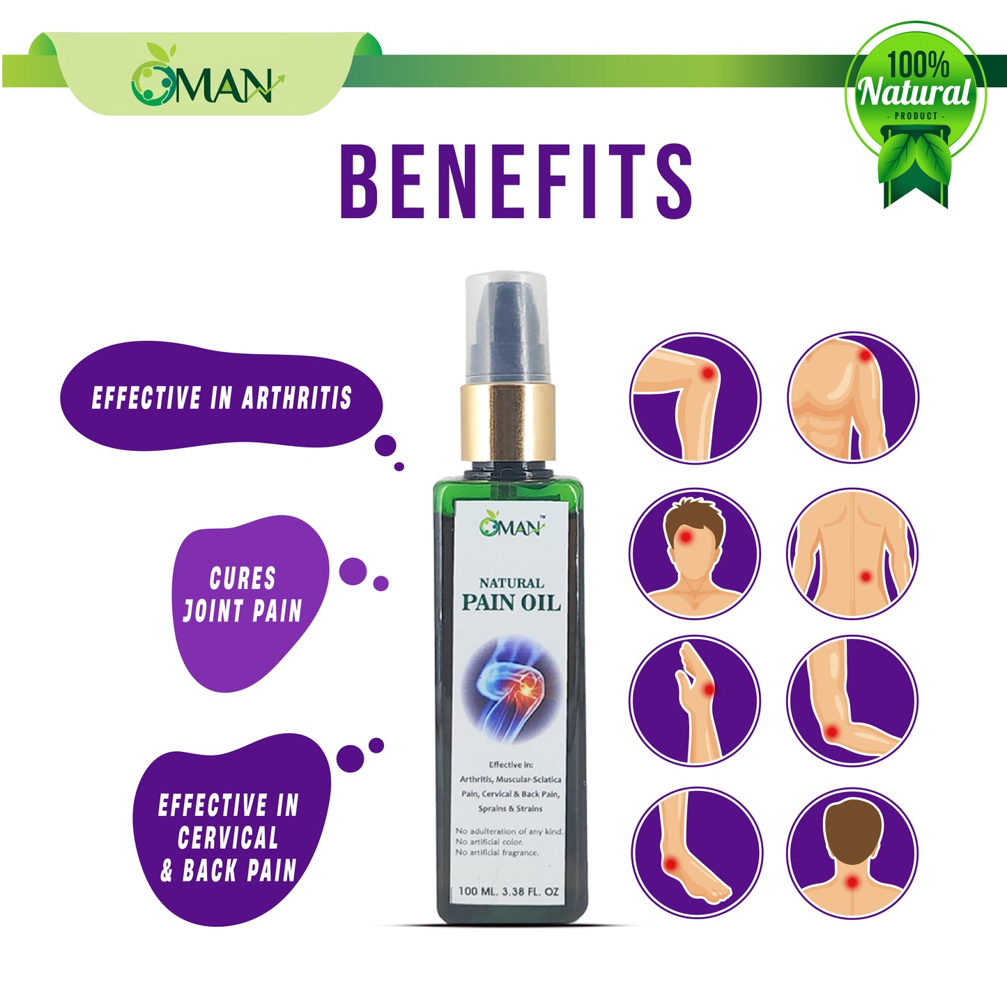 OMAN Natural Pain Oil
