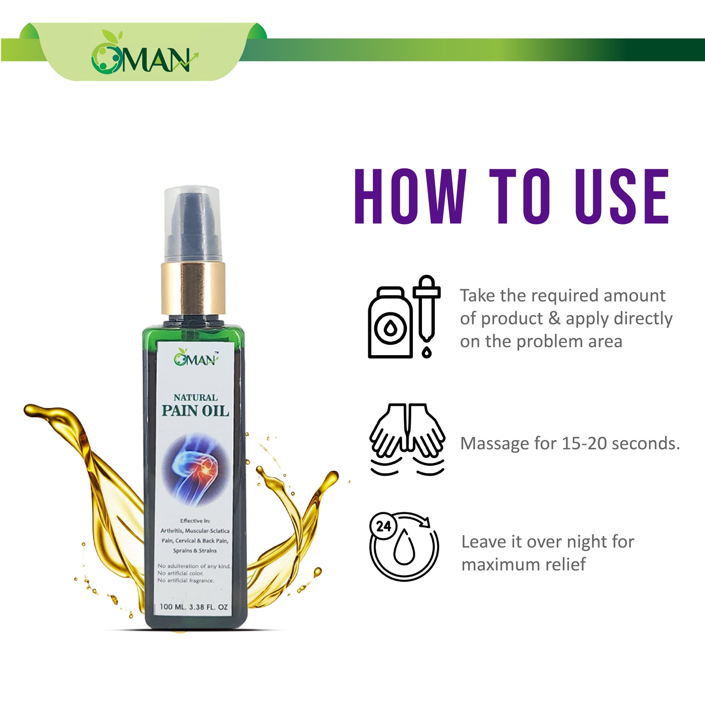 OMAN Natural Pain Oil