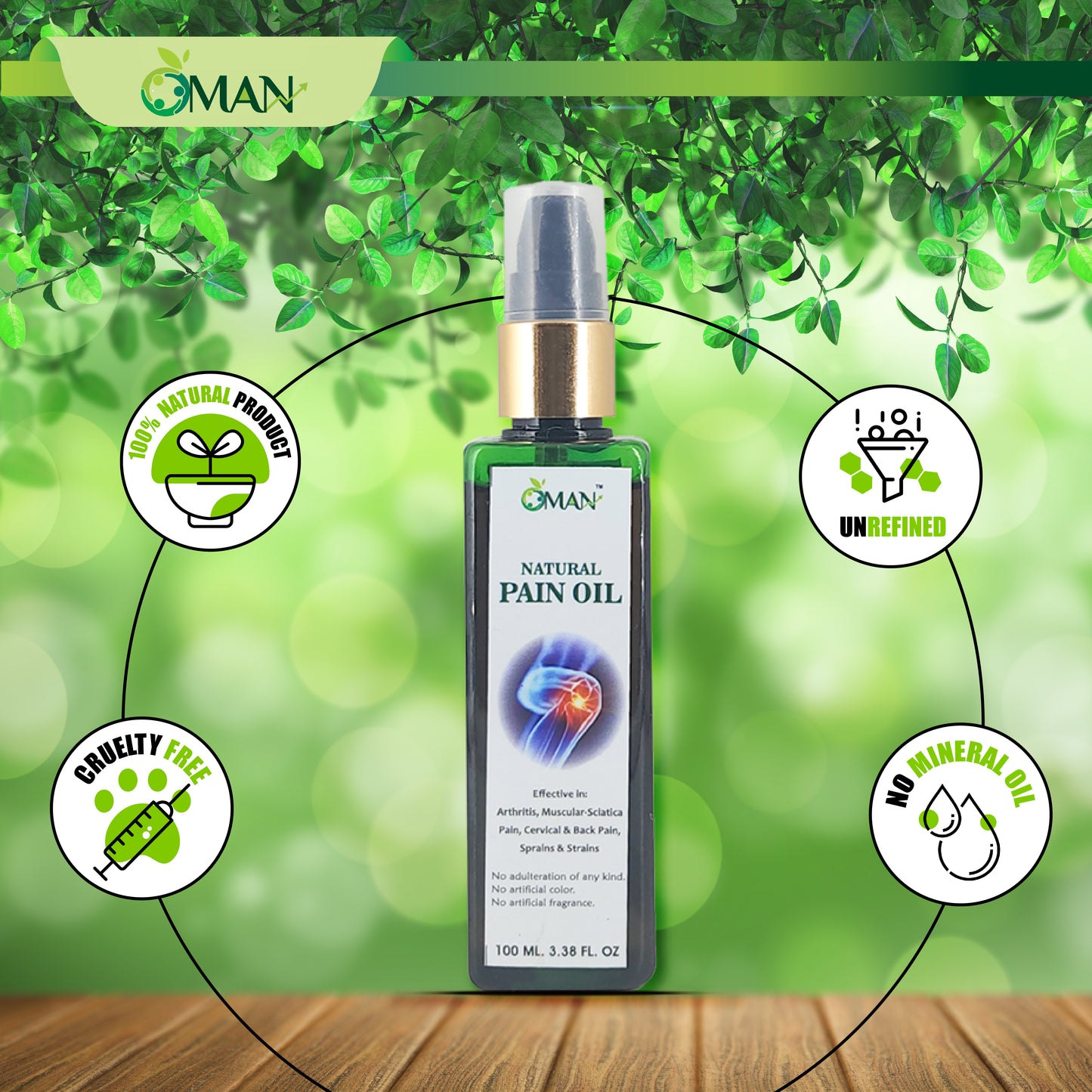 OMAN Natural Pain Oil