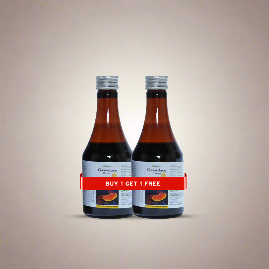 Buy 1 , Get 1 ! OMAN Gassolace Syrup