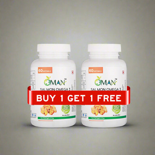 Buy 1 , Get 1 ! OMAN Salmon Omega Capsules